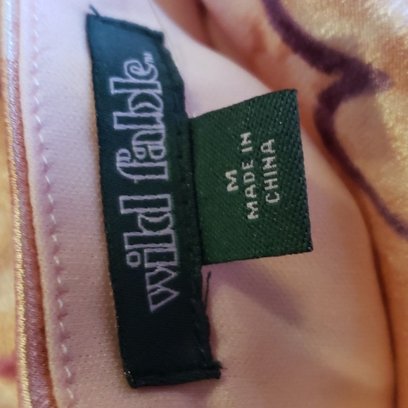 Wild Fable slinky pink spaghetti strap Slip Dress - Picture 7 of 8